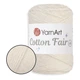YarnArt Cotton Fair 4/4, Молочно-белый №5503- хлопковая пряжа для вязания спицами и крючком, 50 г/80 м, 100% хлопок - изображение 1