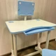 Регулируемая детская парта VEN001 со стулом наклонной столешницей до 45° ящиком и подставкой для книг синяя - изображение 9