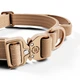 Тактичний нашийник для цуценят та міні собак з полегшеним замком BullyBillows Lighter Combat Collar Handle 2.5 cm XS-M: 25 мм, ОШ 34-46 см Бежевий - зображення 2