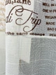 Кухонна тюль-арка VR-Textil № 1790т-1211т льон молочний з коричневим 300х150 см (53-0204) - зображення 3