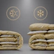 Набір пуховий №9517 "Bio-Beige" (Ковдра + подушка) 200*220+50*70 (2 шт.) - зображення 4