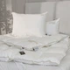 Ковдра пухова касетна Raffaello White №063 90% білий пух Standart / 10% перо тік Premium 155*215 - зображення 11