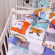 Одеяло антиаллергенное Kids Time 20-0039 Zoo alphabet бязь (зимнее) Детский - изображение 3