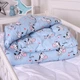 Одеяло антиаллергенное Kids Time 20-0037 Cute blue zebra бязь (зимнее) Полуторный - изображение 1