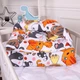 Одеяло антиаллергенное Kids Time 20-0035 Colored kittens хлопок бязь (зимнее) Полуторный - изображение 2