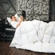 Одеяло пуховое кассетное Luxury Exclusive №080 100% пух Luxury class Tик Luxury 172*205 - изображение 15