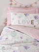 Постельное белье Cotton Box Lovella Pink полуторный - изображение 2