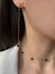 Сережки з натуральним агатом 5659 - зображення 4