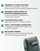 Електробритва VGR з подвійною сіткою та висувним тримером для гоління і догляду за бородою, акумуляторна, компактна, зелена - зображення 6
