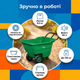 Садовая тачка Handy-Go 90л для урожая стройматериалов почвы листьев мусора тележка до 150кг тележка пластик - изображение 2