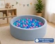 Сухой бассейн детский Diego, голубой, 90×30 см - изображение 3