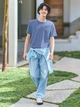 Панама двусторонняя Uniqlo 998462799 One Size Синяя (1161247925) - изображение 18