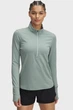 Жіночий мʼятний лонгслів UA Launch Pro Half Zip Under Armour XS 1379349-348 - зображення 1