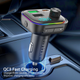 FM модулятор MP3 с зарядным устройством 3.0A 2USB черный Earldom ET-M112 - изображение 3