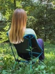 Крісло кемпінгове BaseCamp Compact M Black/Blue чорне/синє - изображение 3