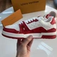 Кросівки снікерси Louis Vuitton #54 Red / White 42 - зображення 8