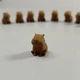 Набор минифигурок Капибара 20 шт., 20 мм. коричневые фигурки из PLA пластика - изображение 4