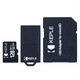 Карта пам'яті Keple microSD 128 ГБ Class 10 UHS-I U1, 30 МБ/с, SD-адаптер + USB-кардрідер - зображення 2