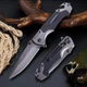 Ніж складаний Туристичний зі склобоєм та стропорізом Brown Knife - зображення 1
