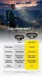 Налобный фонарь Nitecore HA13 (2026) RGB с универсальным питанием (3xAAA, 350Лм, 80м,USB-C) - изображение 10
