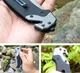Ніж складаний Туристичний зі склобоєм та стропорізом Brown Knife - зображення 5