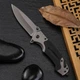 Ніж складаний Туристичний зі склобоєм та стропорізом Brown Knife - зображення 9