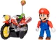 Ігровий набір Jakks Pacific The Super Mario Galaxy Movie з мотоциклом та фігуркою Mario (192995432338) - зображення 4