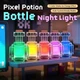 Minecraft мини-ночник Зелье Майнкрафт Potion Bottle LED светильник, баночка меняет цвет от тряски, 7 цветов переключения mncB95 - изображение 3