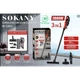Пилосос акумуляторний Sokany вертикальний зі знімною ручкою 2800 Вт SK-13033 - зображення 9