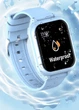Детские смарт часы с сим картой и GPS трекером Lemfo K34 с AMOLED дисплеем, HD камерой, прослушиванием, пульсометром, датчиком снятия с руки и памятью 16 ГБ Голубой - изображение 6