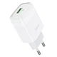 Мережевий зарядний пристрій HOCO C72Q Glorious single port charger Micro USB cable 18W White - зображення 6
