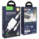 Мережевий зарядний пристрій HOCO N1 Ardent single port charger Type-C cable 12W White - зображення 9