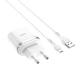 Мережевий зарядний пристрій HOCO C12Q Smart QC3.0 Micro USB cable 18W White - изображение 2