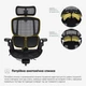 Крісло Mealux S202 Air Black (арт. HF-S202 M/B) - изображение 5