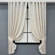 Комплект коротких штор VR-Textil Жакард Sultan YL № 1763ш Молочний 130х170 см 2 шт (35-0461) - зображення 1