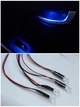 Яскрава LED підсвітка дверних ручок авто синя 12V (комплект 4 шт., 5 мм) — діодна підсвітка ніш салону - зображення 3