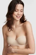 Комплект белья: бюстгальтер push-up и трусики стринг Victoria's Secret 70C/S Бежевый (153671) - изображение 2