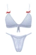 Комплект белья: бюстгальтер с мягкой чашкой и трусики стринг Victoria's Secret 48(XL) Голубой (153682) - изображение 1