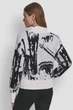 Светр DKNY 46(L) Чорний-білий (153888) - зображення 4