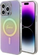 Etui plecki Guess IML Iridescent MagSafe do Apple iPhone 15 Pro Max Pink (3666339155094) - obraz 1