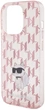 Etui Karl Lagerfeld Monogram Choupette do Apple iPhone 15 Pro Max Pink (KLHCP15XHNCMKLP) - obraz 5