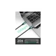 Дата кабель USB-C to USB-C 1.0m USB3.1 Gen2 US355 5A Alum. (Black) Ugreen (80150) - изображение 2