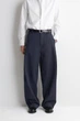 Штани чоловічі COS pleated cotton relaxed-fit wide-leg trousers 1294676009 Eur 46 Сірий - изображение 2