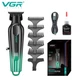Профессиональный триммер VGR V-935 Green/Black на аккумуляторе с Т образным ножом и LED индикацией 10644 - изображение 2