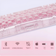 Клавіатура GravaStar Mercury K1 Lite із комбінованим підключенням - Crystal Rose - зображення 5