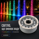 Подводный LED прожектор 12W RGB IP68, AC24V, Ø180×85мм, с пультом ДУ — для бассейна и фонтана - изображение 3