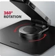 Подставка для ноутбуков AXAGON STND-LR стойка с поворотом на 360° (размер 10" - 17.3") Черный (STND-LRB) - изображение 8
