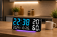 Часы настенные GH9002 / Цифровые настенные, настольные LED-часы / Часы + календарь, температура, влажность - изображение 1