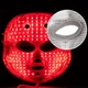 LED-маска для лица для светотерапии 7 режимов с USB 115 светодиодов Белая для омоложения кожи и борьбы с акне и морщинами - изображение 6
