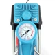 Автомобильный компрессор AD 636060 2-поршневой 12V с набором инструментов для ремонта шин в кейсе, зелёный - изображение 5